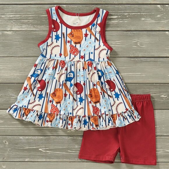 BATTERS UP 2 PIECE SET - Picture 1 of 1